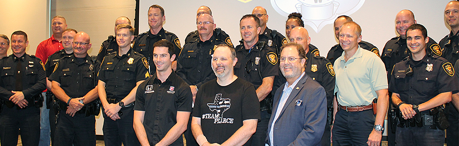 Alexander Rossi, Eddie Gossage, and the Ft. Worth Police