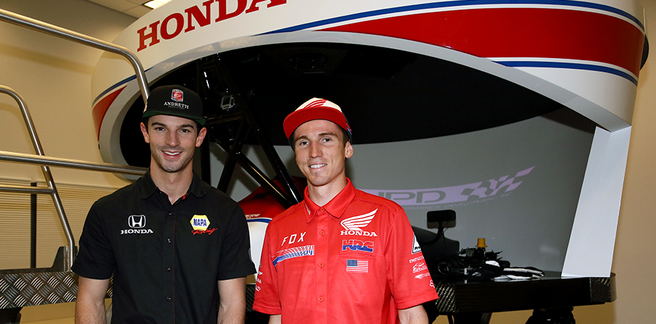 Alexander Rossi and Cole Seely