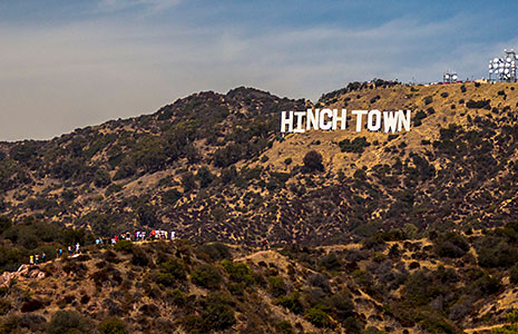 Hinchtown Hollywood Sign