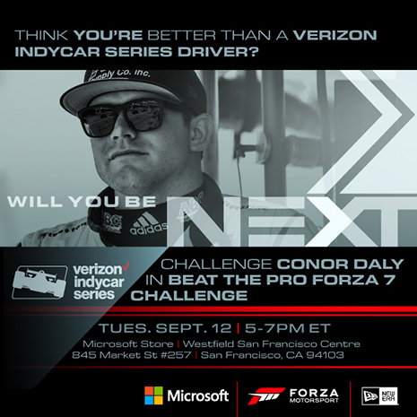 Microsoft Forza Challenge with Conor Daly