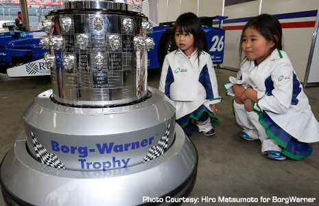 Borg-Warner Trophy at Motegi, Japan