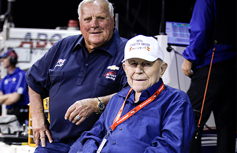 A.J. Foyt and General Chuck Yeager