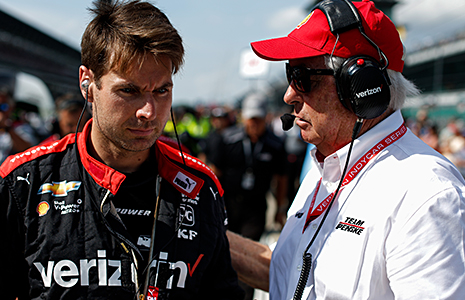 Will Power and Roger Penske