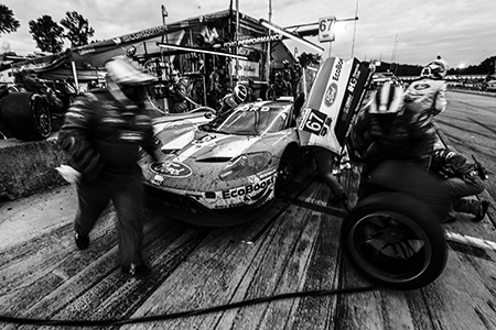 Ford GT makes a pit stop at Petit Le Mans