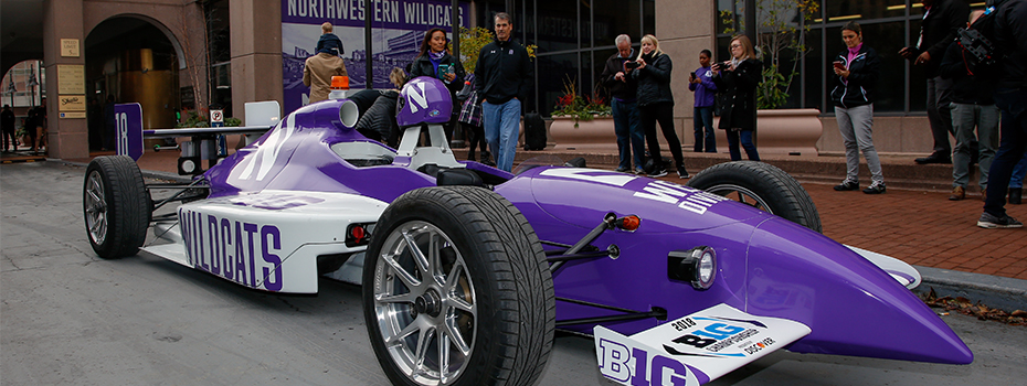 Northwestern Wildcats Two-Seater