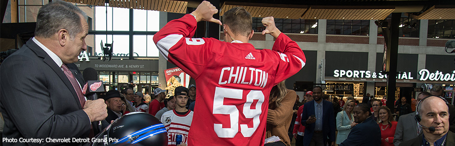 Max Chilton 59 Red Wings jersey