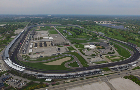 Indianapolis Motor Speedway overhead