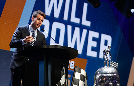 Will Power at Indy 500 Victory Celebration