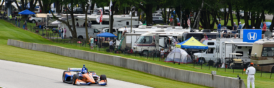 Road America provides ultimate INDYCAR camping experience