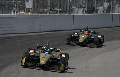 Marcus Ericsson and James Hinchcliffe