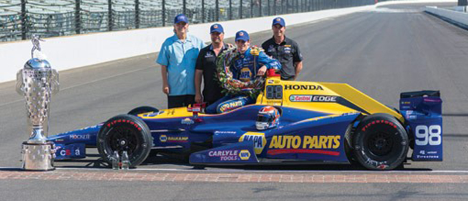 Mike Curb with Andretti  Herta Autosport and Alexander Rossi.