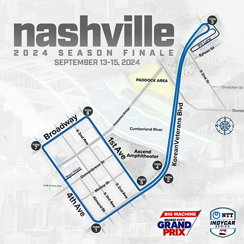 IndyCar 2024 Season Finale heads to Nashville