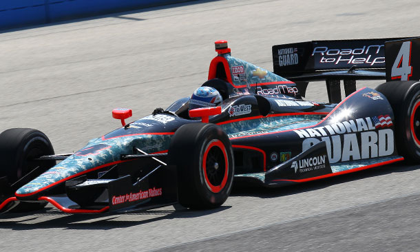 Ryan Briscoe in the Panther Car 4