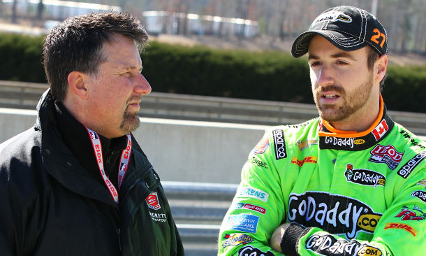Michael Andretti and James Hinchcliffe