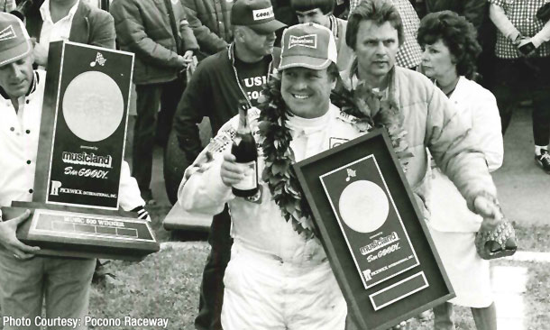 A.J. Foyt wins the 1979 Music 500 at Pocono Raceway