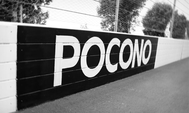 Pocono Raceway wall