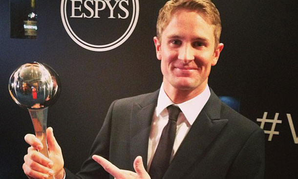 Ryan Hunter-Reay wins 2013 ESPY for Best Driver