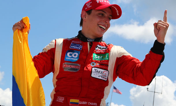 Gabby Chaves wins at Mid-Ohio