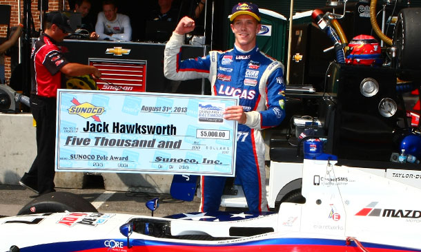 Jack Hawksworth - Pole Winner - Baltimore
