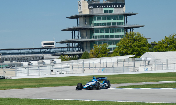 IMS Road Course test with Graham Rahal