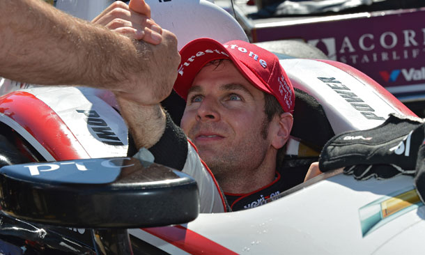 Will Power celebrates victory in Houston
