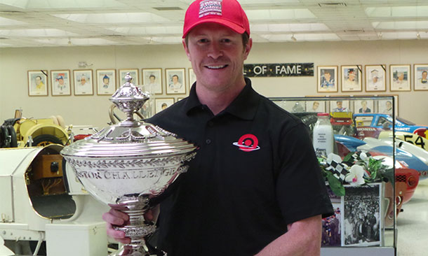 Scott Dixon and the Astor Challenge Cup