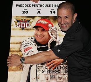 Kanaan unveils ticket artwork for Indy 500