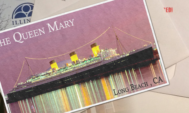 Long Beach postcard: Ship part of city's fabric