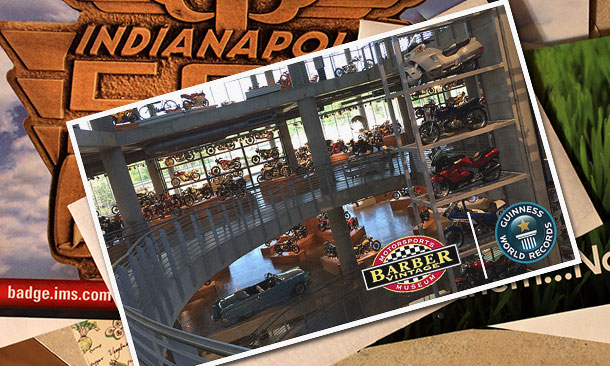 Barber Vintage Motorsports Museum Postcard