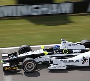 Newgarden, starting 4th, paces field in warm-up