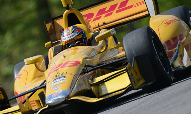 A look at Hunter-Reay's drive on Barber course