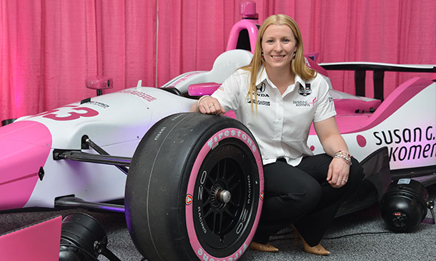 Mann Back With Coyne Team Komen For Indy 500