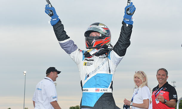 Telitz records first win in USF2000 on oval