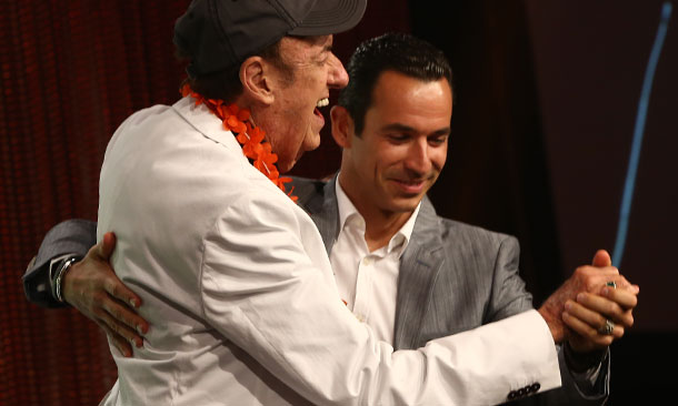 Jim Nabors and Helio Castroneves