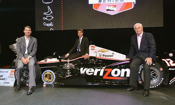 Tim Cindric, Will Power, and Roger Penske