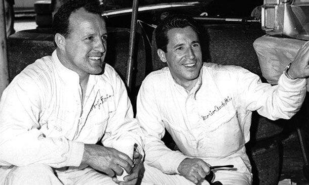 A.J. Foyt and Mario Andretti