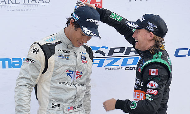Tan, Alberico win Pro Mazda wins at Barber