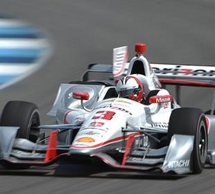 Castroneves tops times; closer to track mark