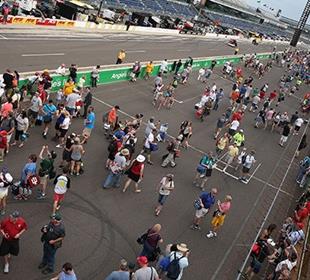 Notes: Fans invade track; 192 passes in 82 laps