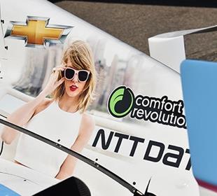 Taylor Swift to ride with Kanaan at Belle Isle