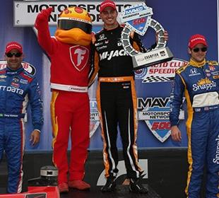 First time, long time: A Rahal-Andretti podium