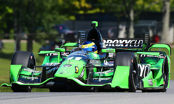 Bourdais starts strong, one second off record