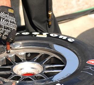 Firestone tire test, team testing on the IMS oval