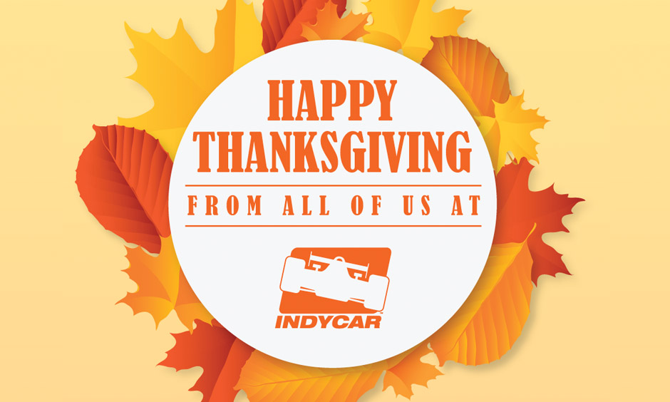 Happy Thanksgiving from INDYCAR