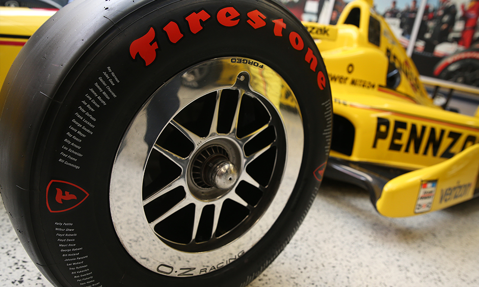 Firestone unveils special tire for 100th Indianapolis 500