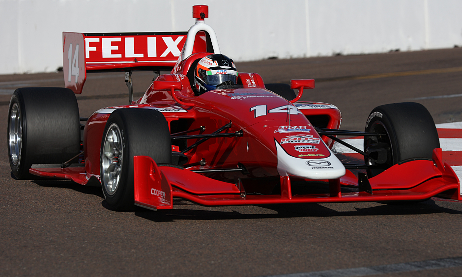 Rosenqvist impresses in first Indy Lights practices