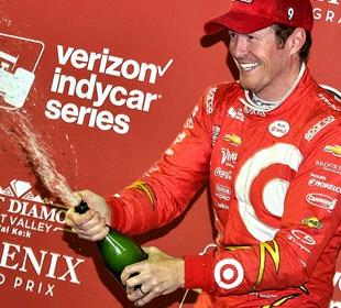Dixon wins at Phoenix to tie Al Unser for fourth in all-time victories