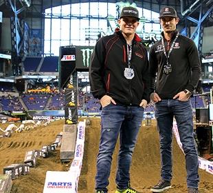 Rookies Daly, Rossi get learning experience at Supercross event
