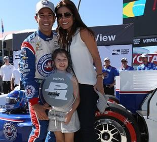 Castroneves speeds to second straight Long Beach pole, 47th of his career