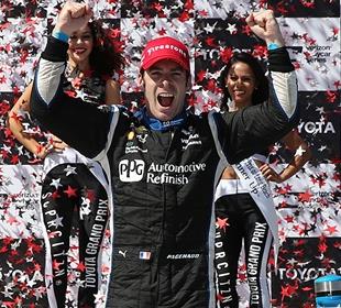 Pagenaud charges to first win for Team Penske in closest Long Beach race finish